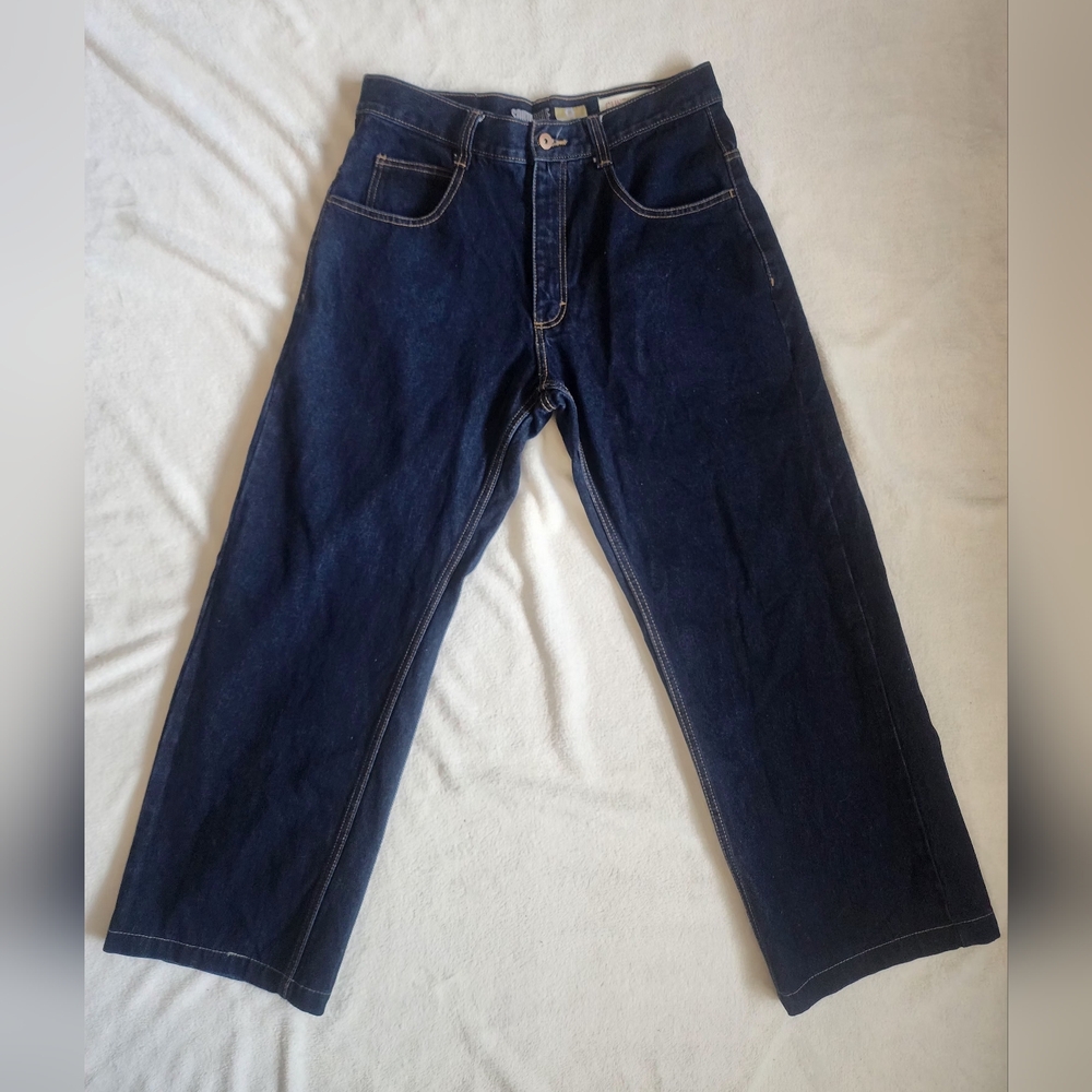 Vintage Southpole Jeans Mens 32 × 28  Baggy Y2K Skater Hip Hop Yellow Tab